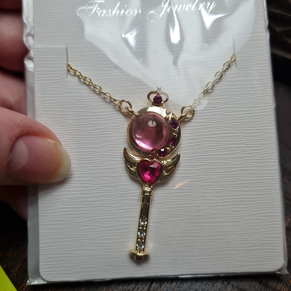 Sailor Moon Cute Moon Rod Cosplay Necklace - Picture 2 of 5